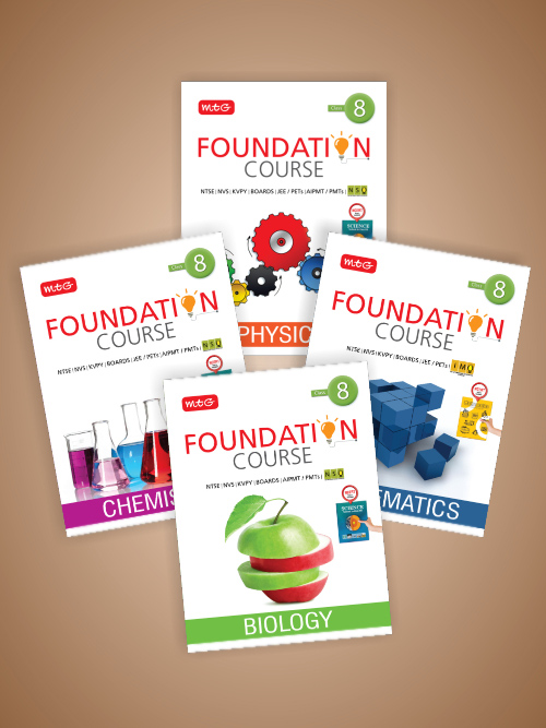 Class 8 Foundation Course Combo for JEE/NEET/Olympiad- Physics, Biology, Chemistry & Mathematics