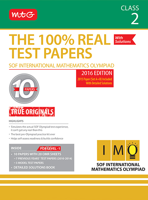 100% Real Test Papers (IMO) Class 2